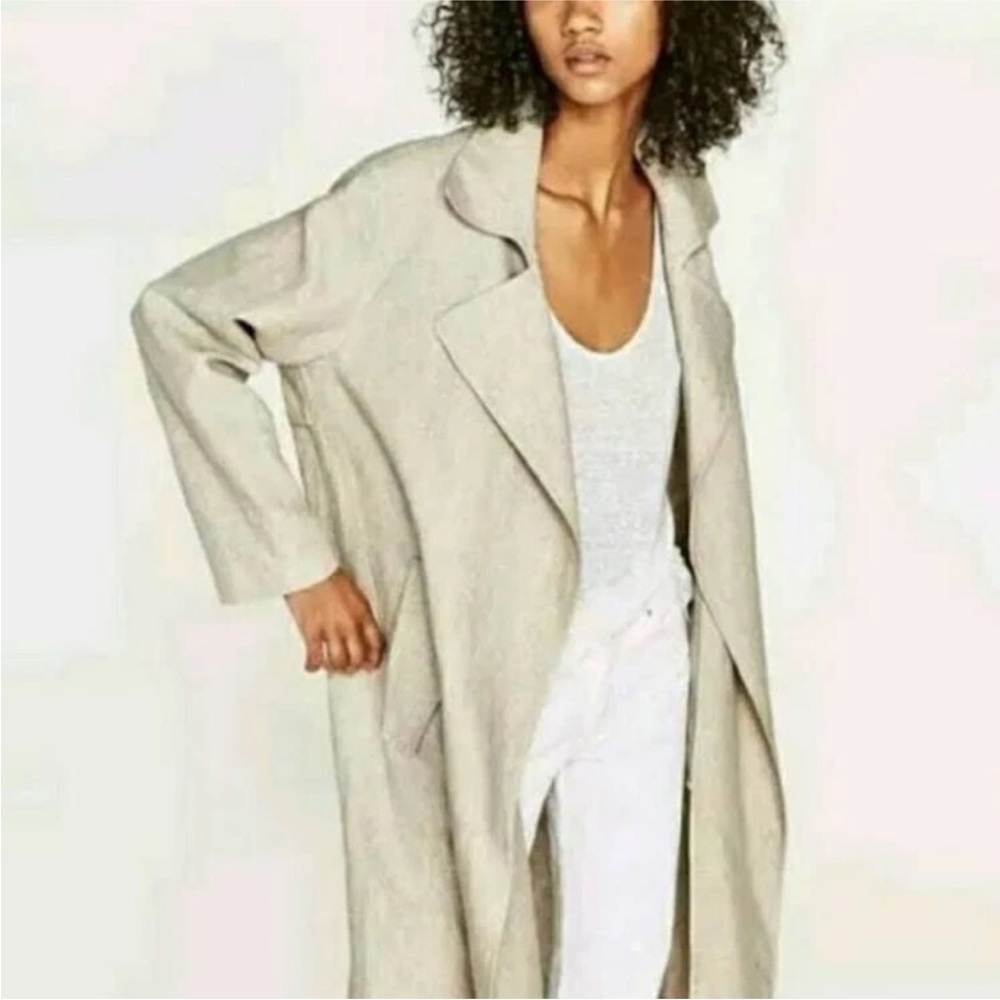 Cynthia Rowley Light Beige Trench Coat